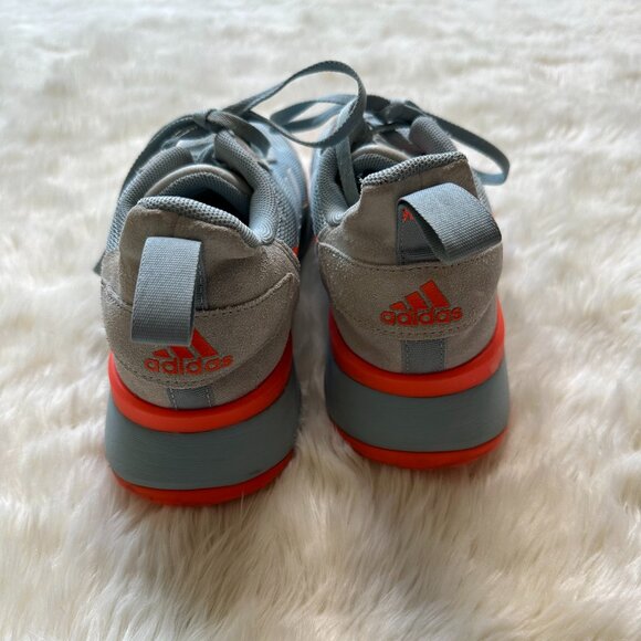 Adidas Rapidarun Elite J Grey/Blue FV5050 Kids Size 4.5 - Picture 5 of 8